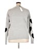 Newbury Kustom 100% Polyester Hearts Gray Pullover Sweater Size 2XL - photo 2