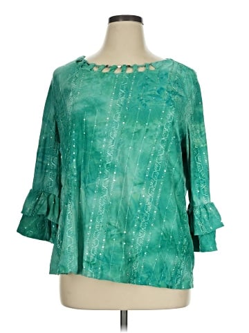 Coral Bay 3/4 Sleeve Blouse (view 1)