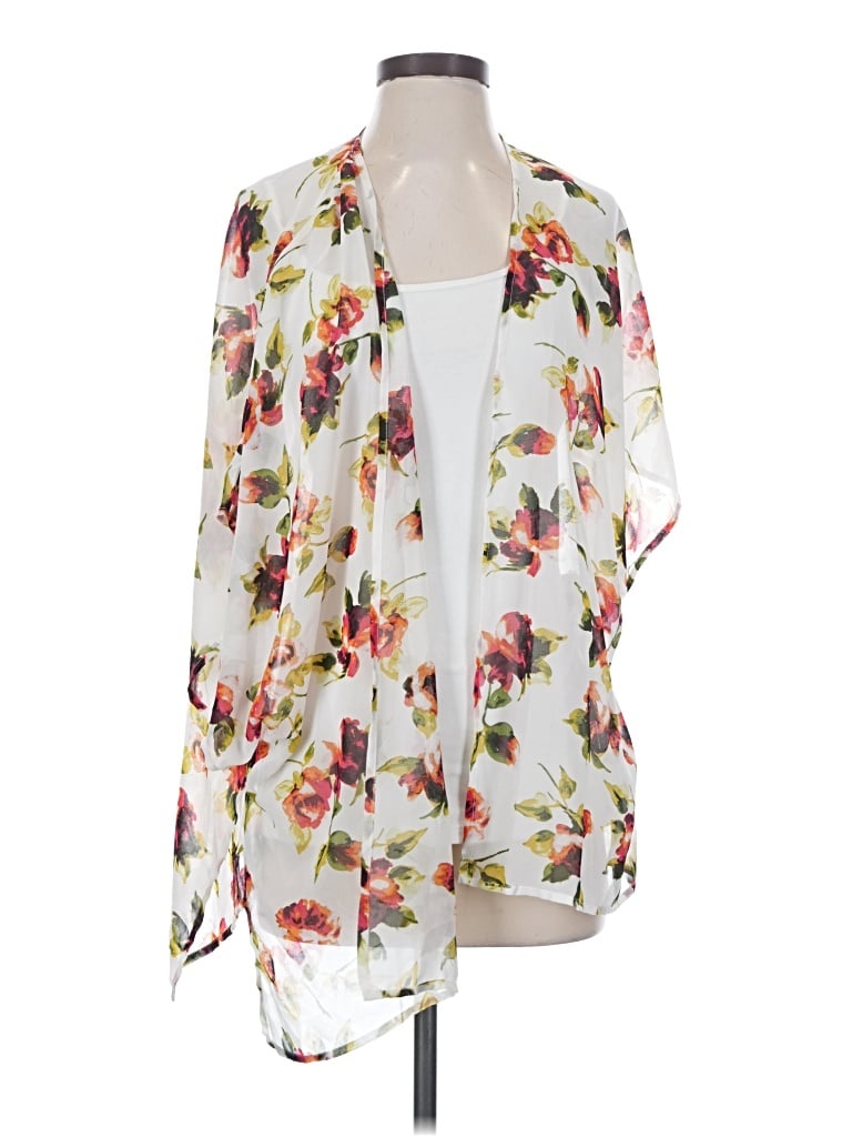 Pre-owned Ambiance Kimono In White