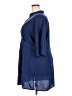 Lane Bryant 100% Polyester Blue 3/4 Sleeve Blouse Size 18 - 20 Plus - photo 5