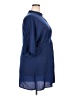 Lane Bryant 100% Polyester Blue 3/4 Sleeve Blouse Size 18 - 20 Plus - photo 4