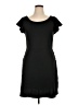Point Solid Black Casual Dress Size XL - photo 1