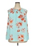 Daniel Rainn 100% Polyester Blue Sleeveless Blouse Size 2X - photo 1