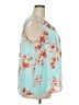 Daniel Rainn 100% Polyester Blue Sleeveless Blouse Size 2X - photo 4
