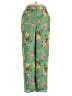 J.Crew Floral Green Casual Pants Size 4 - photo 1