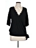 Blu Pepper Black Short Sleeve Top Size L - photo 1