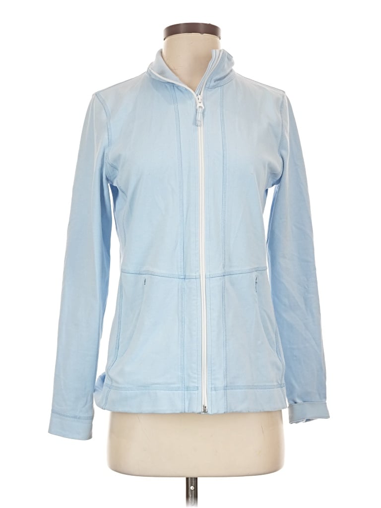 Pre-owned T By Talbots Track Jacket In Blue
