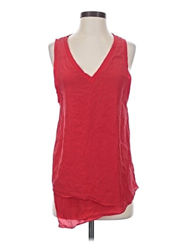 Trouve Sleeveless Silk Top (view 1)