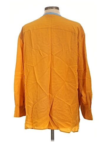 Tory Burch Long Sleeve Silk Top (view 2)