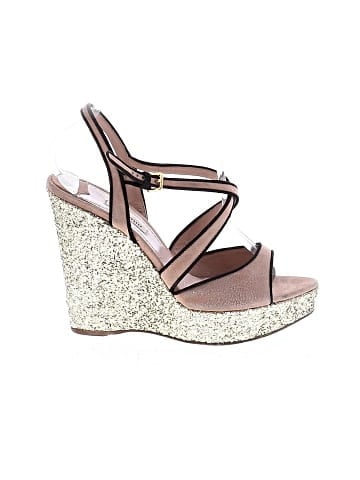 Miu Miu Glitter Wedges (view 1)