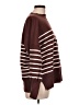 Unbranded Stripes Burgundy Pullover Sweater Size L - photo 4