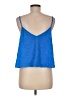Lilly Pulitzer 100% Polyester Blue Sleeveless Blouse Size M - photo 2
