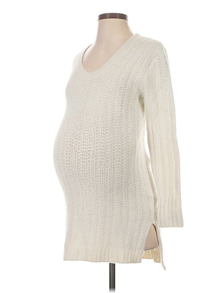 Pre-owned Gap - Maternity Pullover Sweater In Ivory