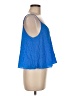 Lilly Pulitzer 100% Polyester Blue Sleeveless Blouse Size M - photo 4