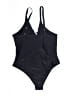 Unbranded Solid Black One Piece Swimsuit Size 2X - photo 2