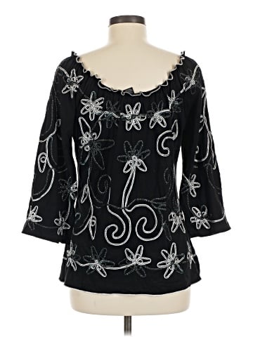 Lauren Michelle 3/4 Sleeve Blouse (view 2)