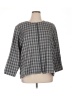 BonWorth Gray 3/4 Sleeve Blouse Size XL - photo 1