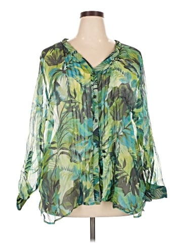 Maggie Barnes for Catherines 3/4 Sleeve Blouse (view 1)