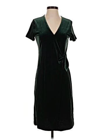Madewell Velvet Side-Tie Dress (view 1)