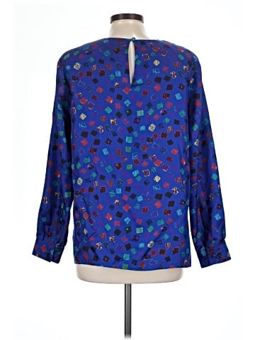 Doncaster Collection Long Sleeve Silk Top (view 2)