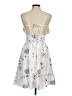 Unbranded 100% Polyester Floral White Casual Dress Size M - photo 2