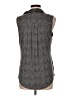 Ann Taylor LOFT 100% Polyester Black Sleeveless Blouse Size L - photo 2