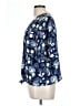 Apt. 9 100% Polyester Blue Short Sleeve Blouse Size L - photo 5