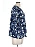 Apt. 9 100% Polyester Blue Short Sleeve Blouse Size L - photo 4