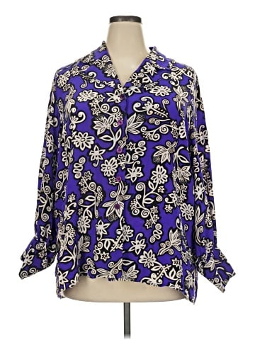 Diane von Furstenberg 3/4 Sleeve Silk Top (view 1)