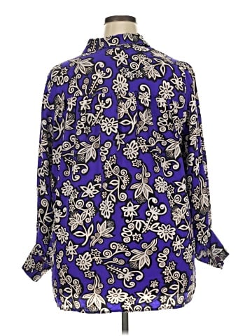 Diane von Furstenberg 3/4 Sleeve Silk Top (view 2)