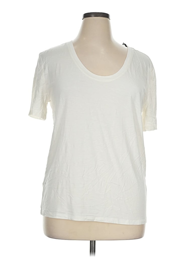Able Short Sleeve T-shirt In Ivory