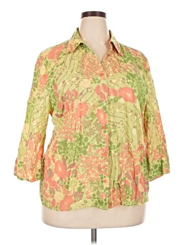 Cj Banks 3/4 Sleeve Blouse (view 1)