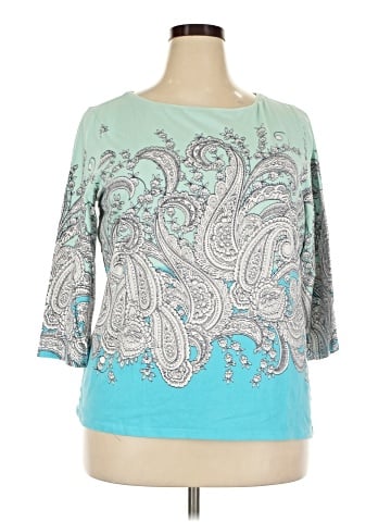 Talbots Outlet 3/4 Sleeve T-Shirt (view 1)