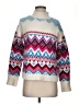 Ann Taylor LOFT Chevron-herringbone White Pullover Sweater Size S - photo 1