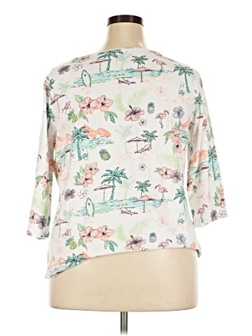 Talbots Outlet 3/4 Sleeve T-Shirt (view 2)