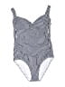 Unbranded Stripes White One Piece Swimsuit Size XL - photo 1
