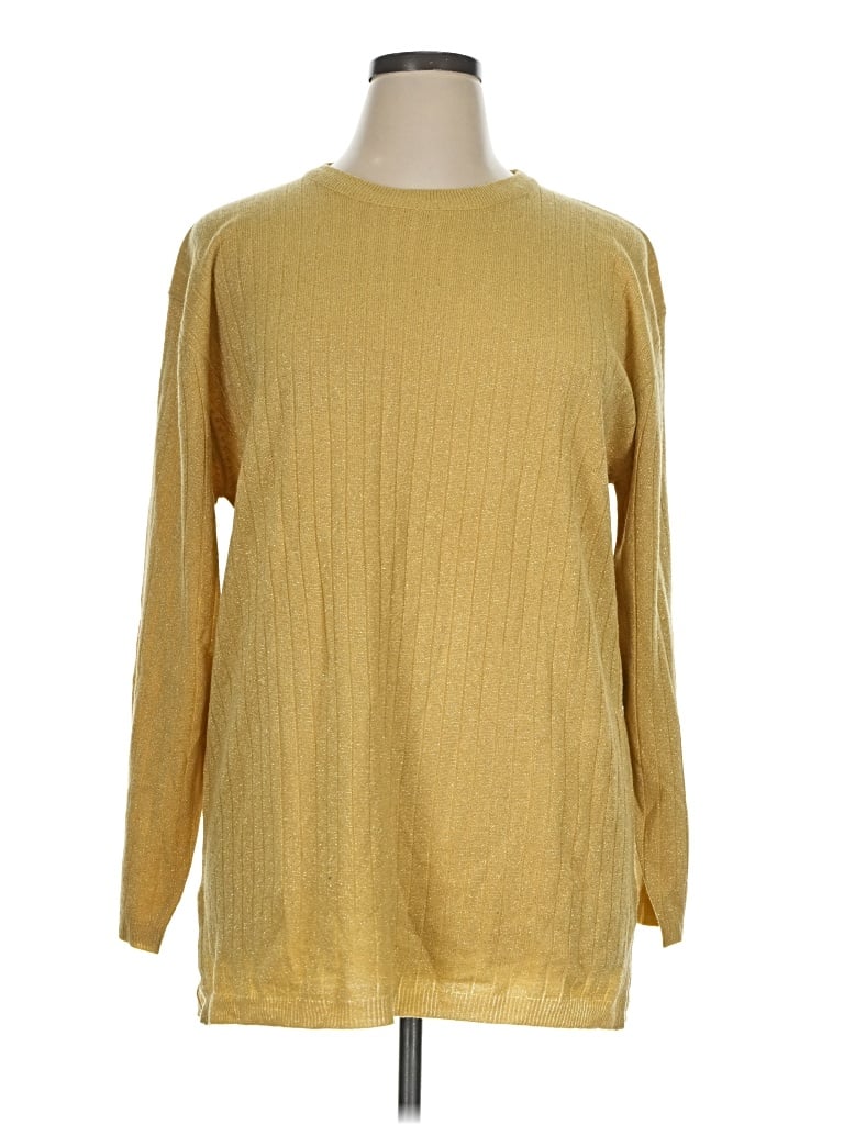 Pre-owned Sag Harbor Pullover Sweater In Gold
