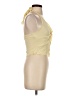 Shein Yellow Sleeveless Blouse Size 4 - photo 4