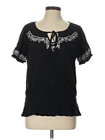Choices Short Sleeve Blouse (view 1)