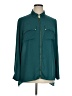 MICHAEL Michael Kors 100% Polyester Teal Long Sleeve Blouse Size XL - photo 1