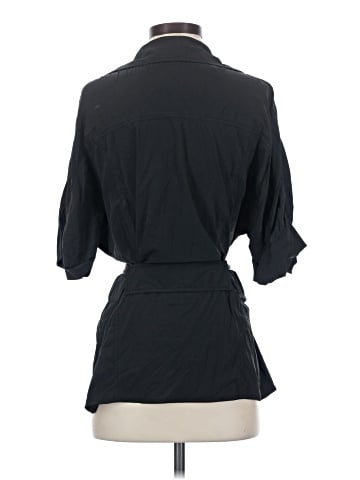 Elizabeth and James 3/4 Sleeve Button-Down Shirt (view 2)