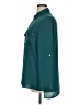 MICHAEL Michael Kors 100% Polyester Teal Long Sleeve Blouse Size XL - photo 5