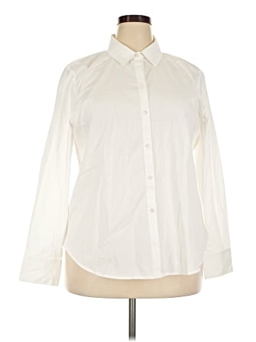 Worthington Long Sleeve Button-Down Shirt (view 1)
