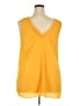 Torrid 100% Polyester Yellow Sleeveless Top Size 2X Plus (2) - photo 2
