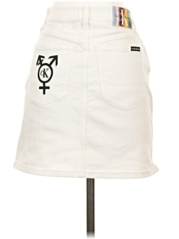 CALVIN KLEIN JEANS Denim Skirt (view 2)