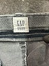 Gap Solid Gray Denim Shorts Size 16 - photo 3