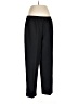 Alfred Dunner Solid Black Casual Pants Size L (estimated) - photo 1