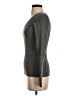 Carmen Carmen Marc Valvo Gray Pullover Sweater Size S - photo 5