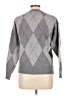 Tahari Argyle Gray Pullover Sweater Size L - photo 2