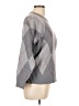 Tahari Argyle Gray Pullover Sweater Size L - photo 4